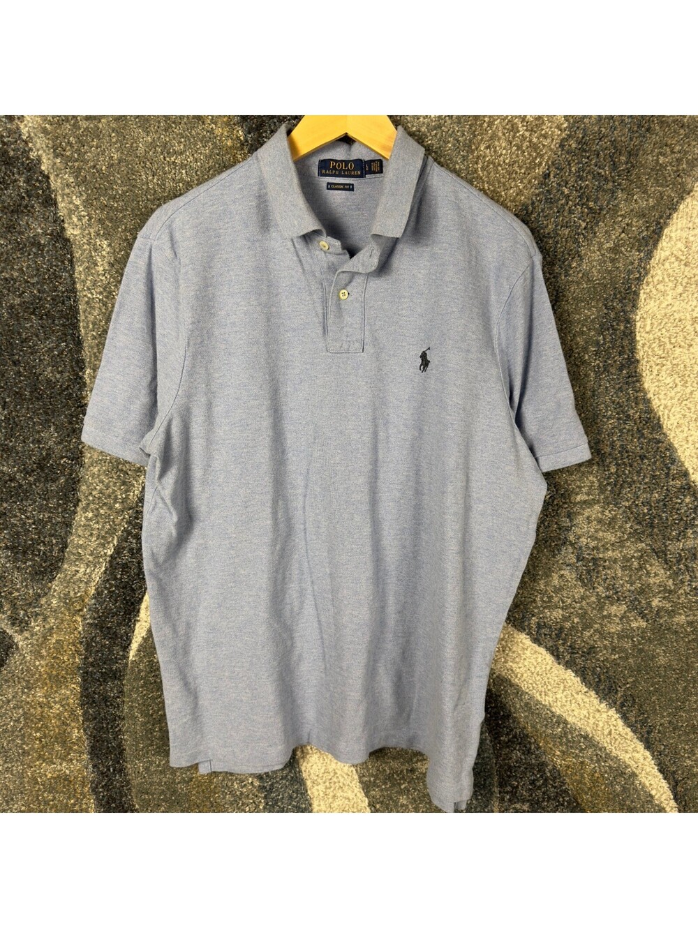 Polo Ralph Lauren Polo Shirt Mens L Light Blue Classic Fit